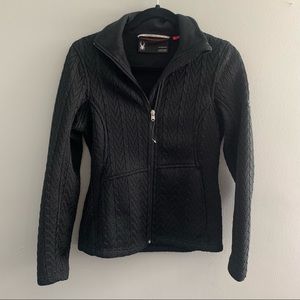 Spyder Cable-Knit Fleece Zip-Up